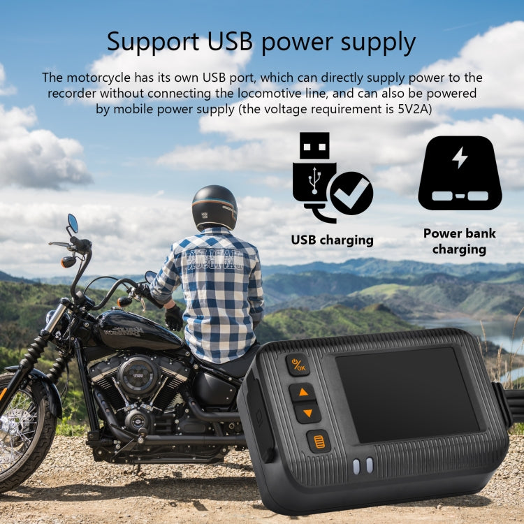 SE20 2.0 inch 1080P Waterproof HD Motorcycle DVR, Support TF Card / Cycling Video / Parking Monitoring - Electrical Instruments by PMC TechLife | Online Shopping South Africa | PMC TechLife | Buy Now Pay Later Mobicred