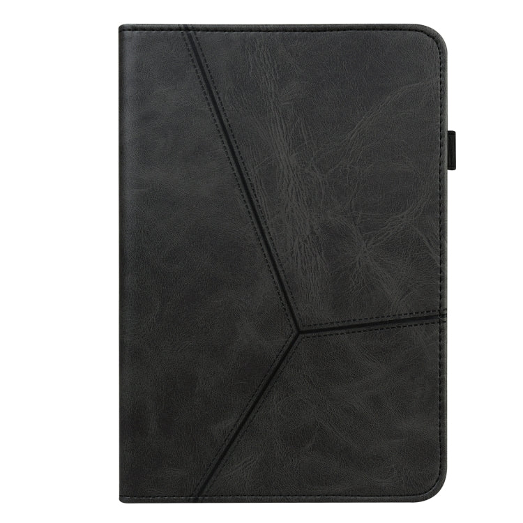For Lenovo Tab P11 Pro Gen 2 Embossed Striped Leather Tablet Case(Black) - free shipping - PMC TechLife - Order now!