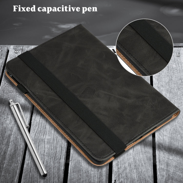 For Lenovo Tab P11 Pro Gen 2 Embossed Striped Leather Tablet Case(Black) - free shipping - PMC TechLife - Order now!