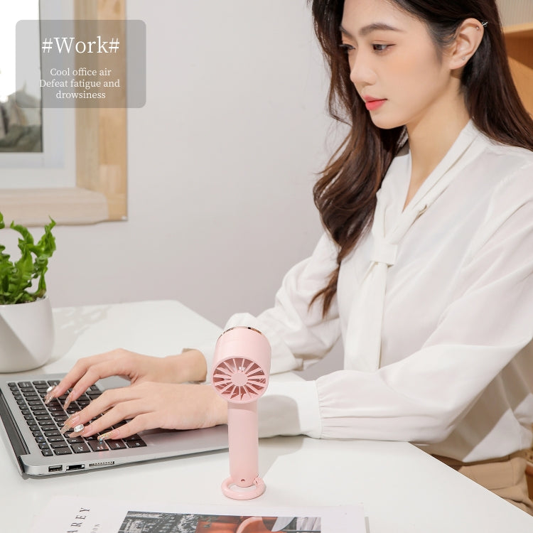 U16 Portable Handheld Cooling Electric Fan(Pink) - Electric Fans by PMC TechLife | Online Shopping South Africa | PMC TechLife | Buy Now Pay Later Mobicred