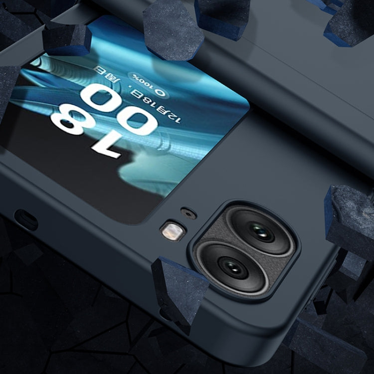 For OPPO Find N2 Flip Three-stage Skin Feel PC Phone Case with Hinge(Green) - Find N2 Flip Cases by PMC TechLife | Online Shopping South Africa | PMC TechLife