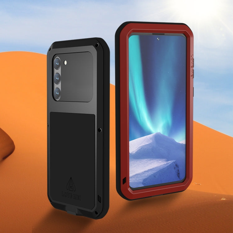 For Samsung Galaxy S23+ 5G LOVE MEI Metal Shockproof Life Waterproof Dustproof Phone Case(Yellow) - Galaxy S23+ 5G Cases by LOVE MEI | Online Shopping South Africa | PMC TechLife | Buy Now Pay Later Mobicred