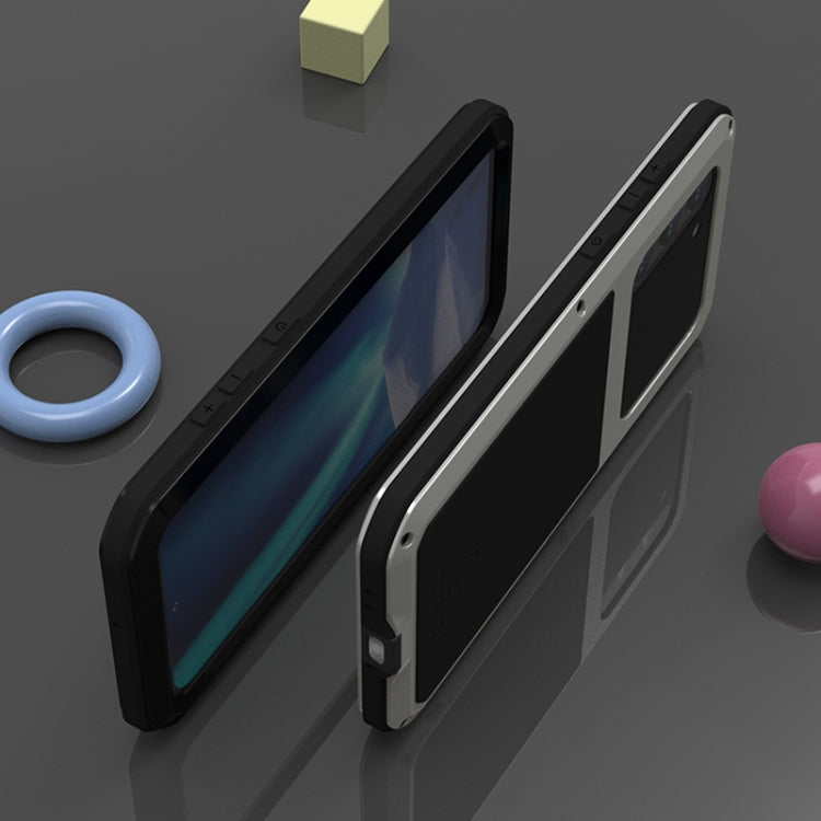 For Samsung Galaxy S23+ 5G LOVE MEI Metal Shockproof Life Waterproof Dustproof Phone Case(White) - Galaxy S23+ 5G Cases by LOVE MEI | Online Shopping South Africa | PMC TechLife | Buy Now Pay Later Mobicred