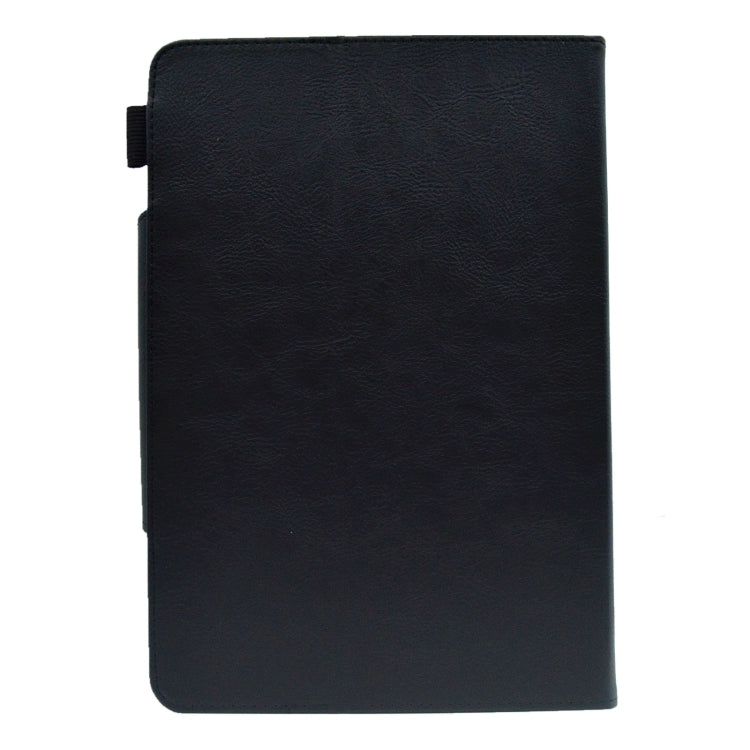 For 8 inch Suede Cross Texture Magnetic Clasp Leather Tablet Case(Black) - 8 inch by PMC TechLife | Online Shopping South Africa | PMC TechLife | Buy Now Pay Later Mobicred