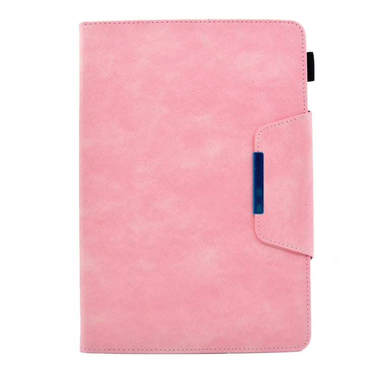 For 8 inch Suede Cross Texture Magnetic Clasp Leather Tablet Case(Pink) - free shipping - PMC TechLife - Order now!