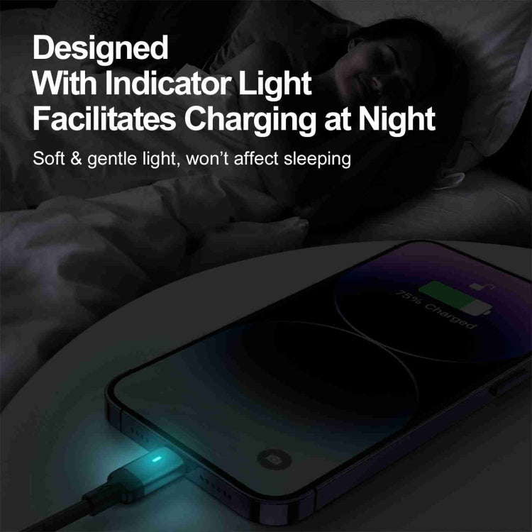 JOYROOM S-UL012A10 Extraordinary Series 2.4A USB-A to 8 Pin Fast Charging Data Cable, Cable Length:1.2m(White) - Normal Style Cable by JOYROOM | Online Shopping South Africa | PMC TechLife | Buy Now Pay Later Mobicred