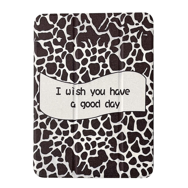 Magnetic Detachable Painted Tablet Leather Case For iPad Air 11 2024 / iPad Pro 11 2022 / 2021 / 2020 / 2018(Black and White Spots) - iPad Pro 11 (2020) Cases by PMC TechLife | Online Shopping South Africa | PMC TechLife | Buy Now Pay Later Mobicred