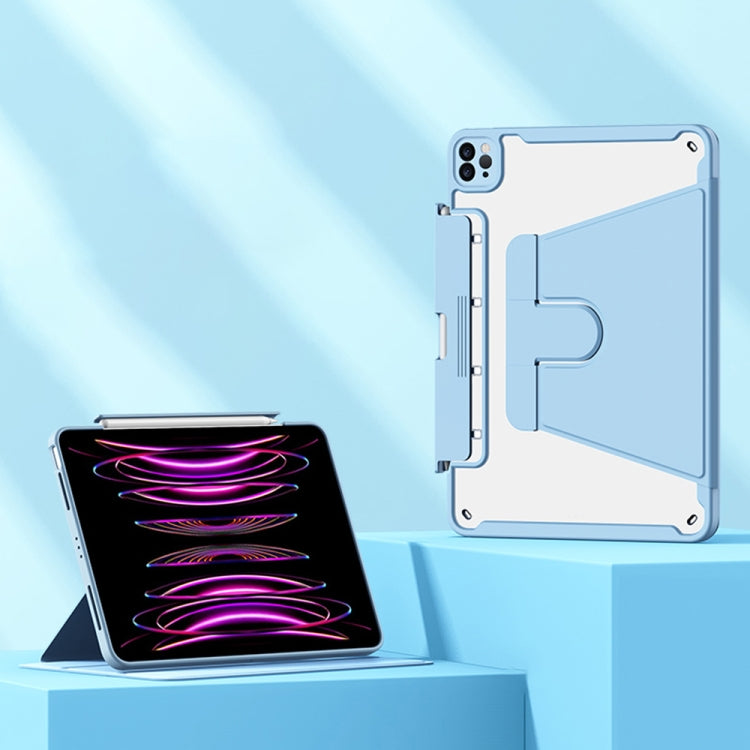 For Huawei MatePad Pro 12.6 Detachable Rotating Leather Tablet Case(Blue) - Huawei by PMC TechLife | Online Shopping South Africa | PMC TechLife | Buy Now Pay Later Mobicred