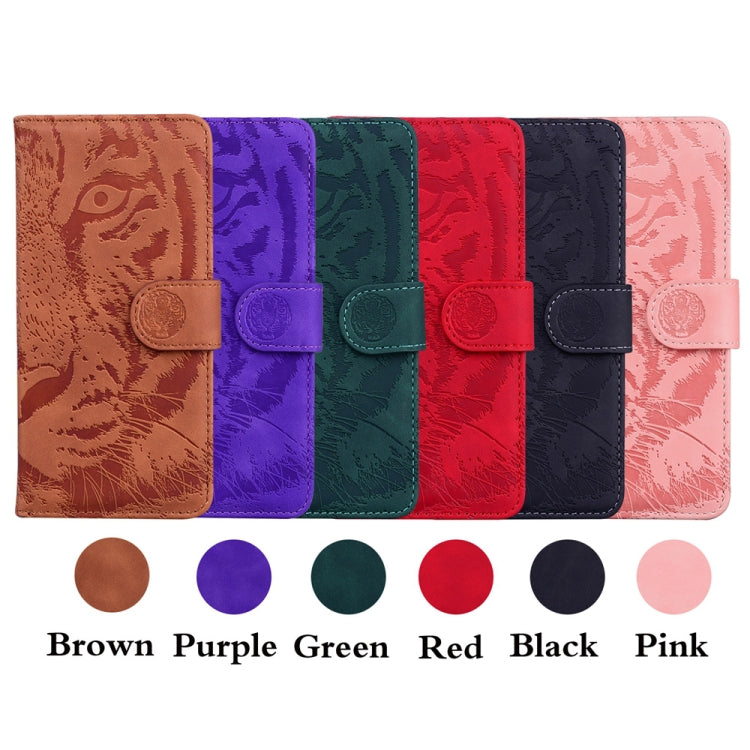 For Honor X9a Tiger Embossing Pattern Leather Phone Case(Black) - Honor Cases by PMC TechLife | Online Shopping South Africa | PMC TechLife