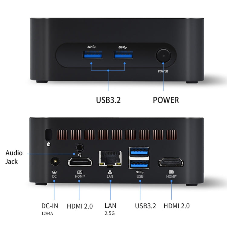 ZX03 Windows 11 Mini PC, Intel Twin Lake N150, Support Dual HDMI Output, Spec:16GB+512GB(US Plug) - free shipping - PMc TechLife - Order now!