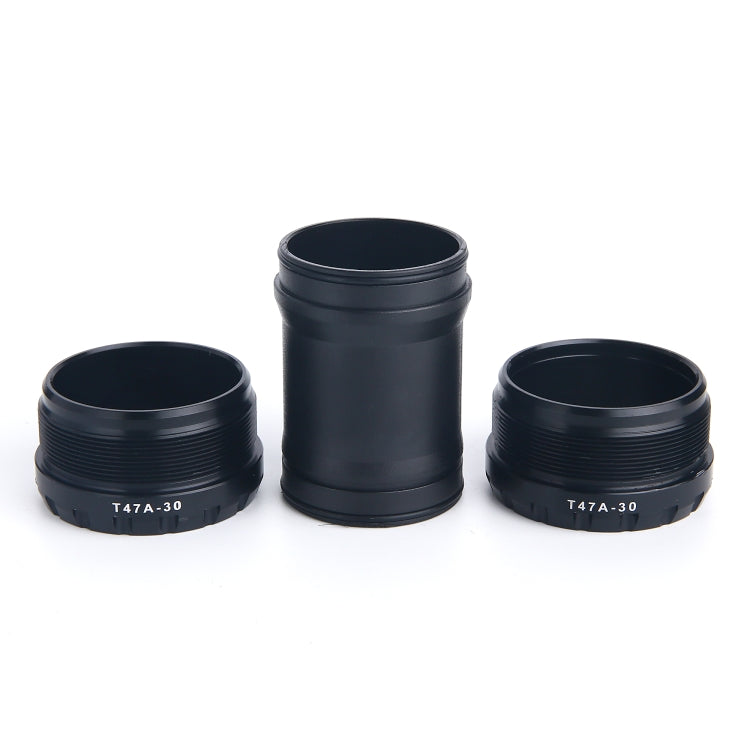 T47A30 Bottom Bracket Fits 68mm/73mm Width of Bicycle Frame(Black) - Bottom Brackets by PMc TechLife | Online Shopping South Africa | PMc TechLife | Buy Now Pay Later Mobicred