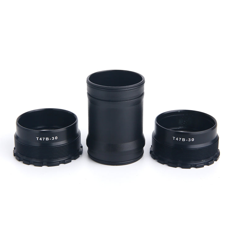 T47B30 Bottom Bracket Fits 86.5mm Width of Bicycle Frame(Black) - Bottom Brackets by PMc TechLife | Online Shopping South Africa | PMc TechLife | Buy Now Pay Later Mobicred