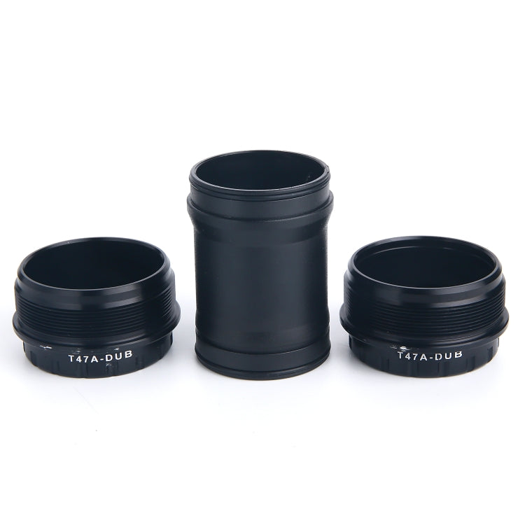 T47ADUB Bottom Bracket Fits 68mm/73mm Width of Bicycle Frame(Black) - Bottom Brackets by PMc TechLife | Online Shopping South Africa | PMc TechLife | Buy Now Pay Later Mobicred