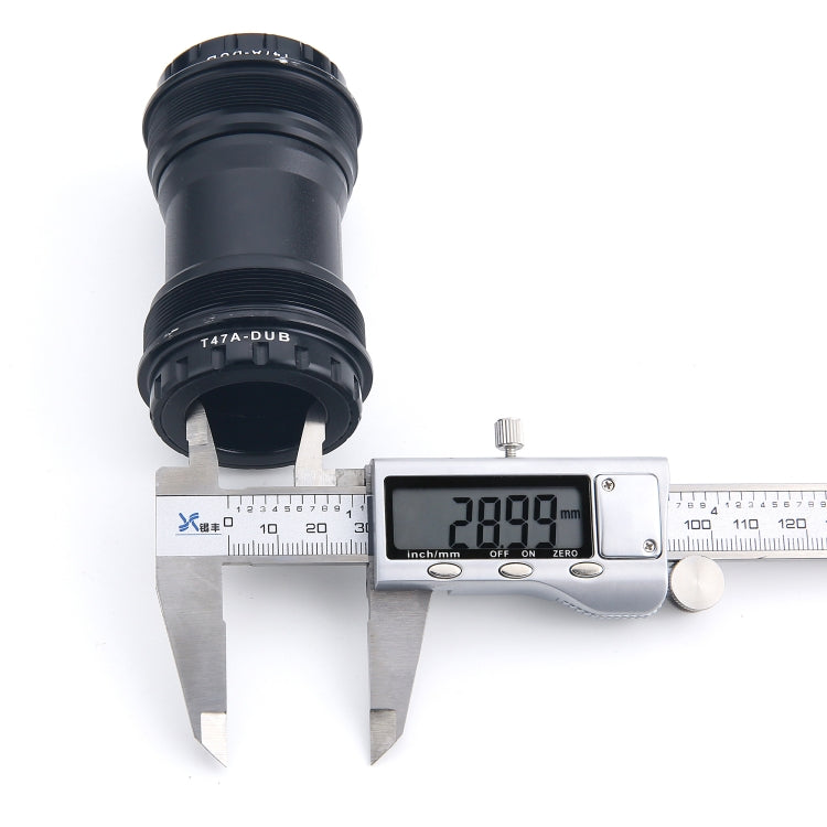 T47ADUB Bottom Bracket Fits 68mm/73mm Width of Bicycle Frame(Black) - Bottom Brackets by PMc TechLife | Online Shopping South Africa | PMc TechLife | Buy Now Pay Later Mobicred