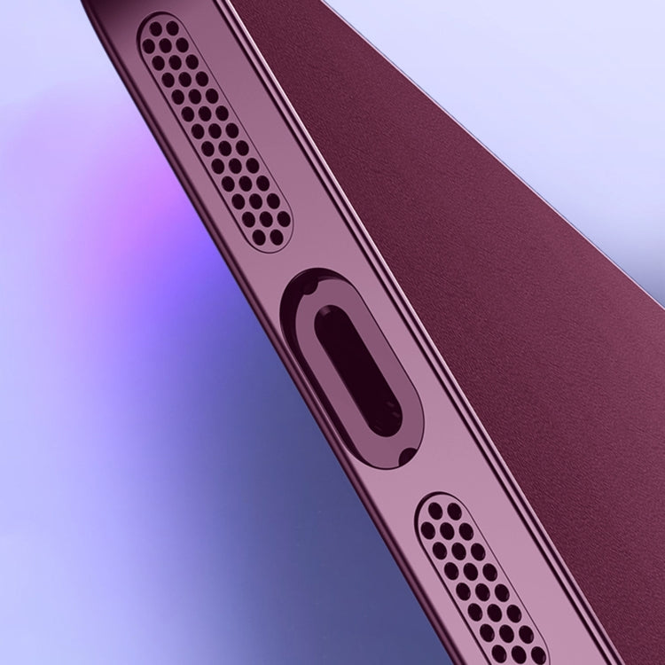 For iPhone 14 Plus R-JUST RH05 Magnetic Leather Metal Phone Case(Blue) - iPhone 14 Plus Cases by R-JUST | Online Shopping South Africa | PMC TechLife | Buy Now Pay Later Mobicred