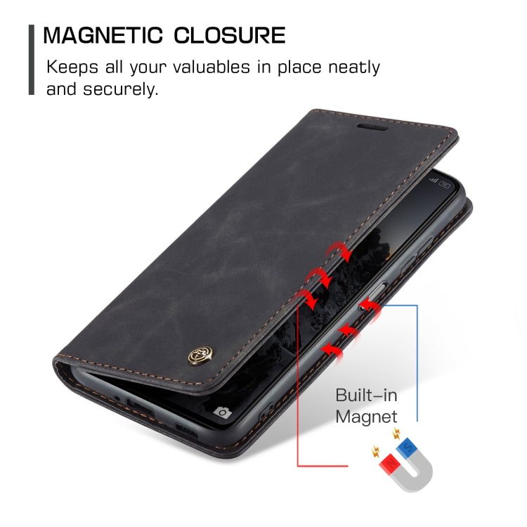 For Xiaomi Redmi Note 12 5G / Poco X5 CaseMe 013 Multifunctional Horizontal Flip Leather Phone Case(Black) - free shipping - PMC Jewellery - Order now!
