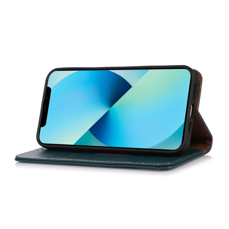 For Sony Xperia 1 V KHAZNEH Nappa Top Layer Cowhide Leather Phone Case(Green) - Sony Cases by PMC TechLife | Online Shopping South Africa | PMC TechLife | Buy Now Pay Later Mobicred