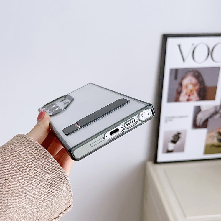 For Samsung Galaxy S23 Ultra 5G High Transparent Holder Phone Case(White) - Galaxy S23 Ultra 5G Cases by PMC TechLife | Online Shopping South Africa | PMC TechLife