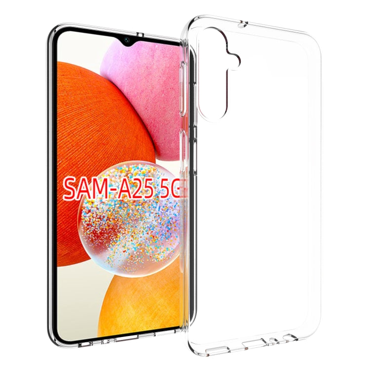 For Samsung Galaxy A25 5G Waterproof Texture TPU Phone Case(Transparent) - Galaxy Phone Cases by PMC TechLife | Online Shopping South Africa | PMC TechLife