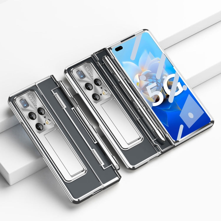 For Huawei Mate X2 Phantom Series Integrated Folding Phone Case with Stylus(Silver) - Huawei Cases by PMC TechLife | Online Shopping South Africa | PMC TechLife | Buy Now Pay Later Mobicred