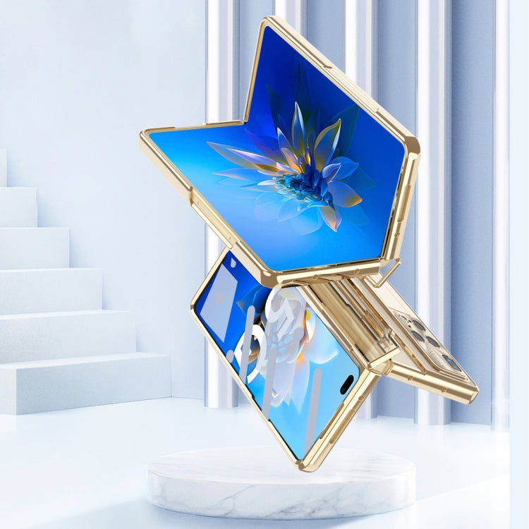 For Huawei Mate X2 Phantom Series Integrated Folding Phone Case with Stylus(Blue) - Huawei Cases by PMC TechLife | Online Shopping South Africa | PMC TechLife | Buy Now Pay Later Mobicred