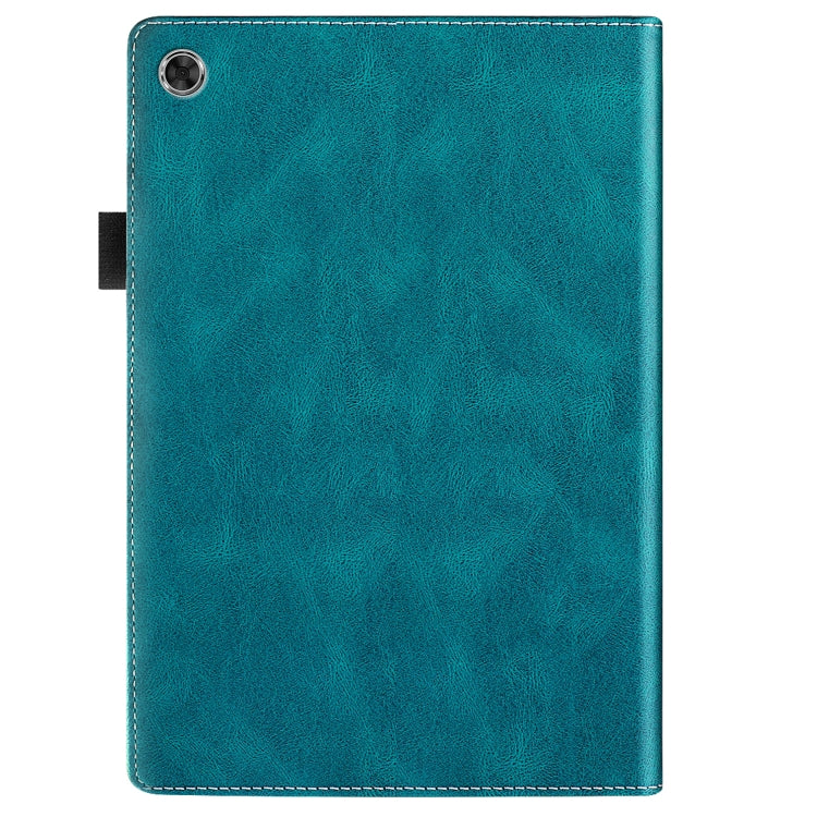 For Lenovo Tab M10 Plus 3rd Gen Splicing Series Tablet Leather Case(Dark Green) - Lenovo by PMC TechLife | Online Shopping South Africa | PMC TechLife | Buy Now Pay Later Mobicred