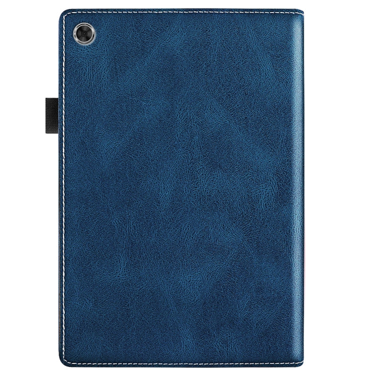 For Lenovo Tab M10 Plus 3rd Gen Splicing Series Tablet Leather Case(Royal Blue) - Lenovo by PMC TechLife | Online Shopping South Africa | PMC TechLife | Buy Now Pay Later Mobicred