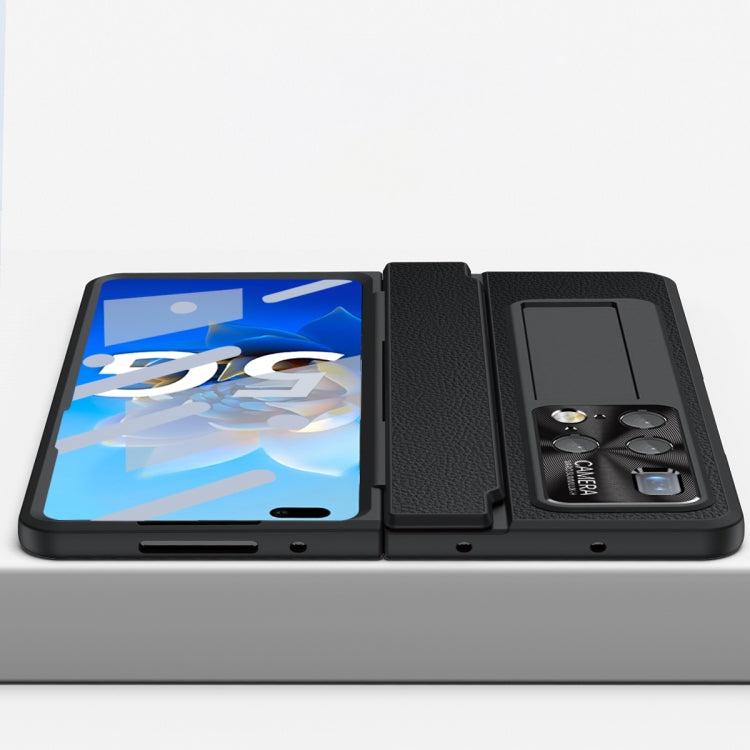 For Huawei Mate X2 Integrated Full Coverage Hinge Phone Case with Stylus(Blue) - Huawei Cases by PMC TechLife | Online Shopping South Africa | PMC TechLife | Buy Now Pay Later Mobicred