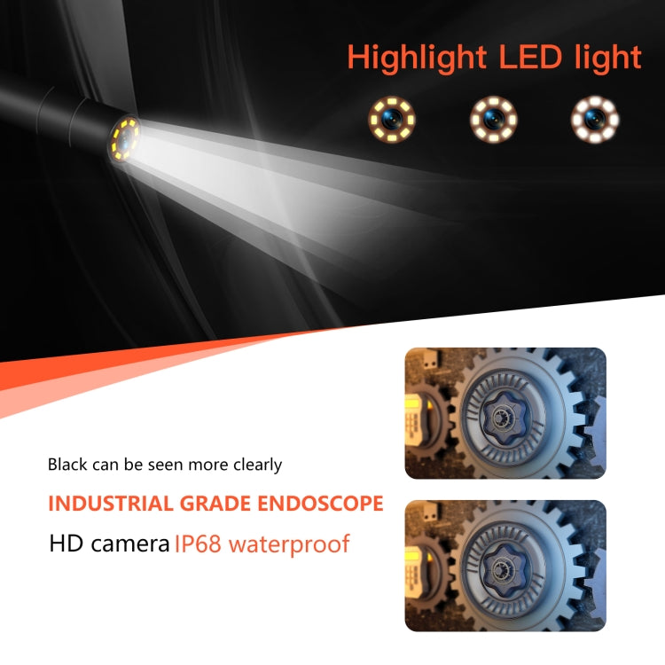 P130 8mm 4.3 inch Single Camera with Screen Endoscope, Length:10m -  by PMC TechLife | Online Shopping South Africa | PMC TechLife | Buy Now Pay Later Mobicred