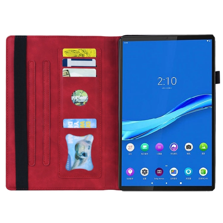 For Lenovo Tab M10 Plus 10.6 3rd Gen 2022 Business Shockproof Horizontal Flip Leather Tablet Case(Red) - Lenovo by PMC TechLife | Online Shopping South Africa | PMC TechLife | Buy Now Pay Later Mobicred