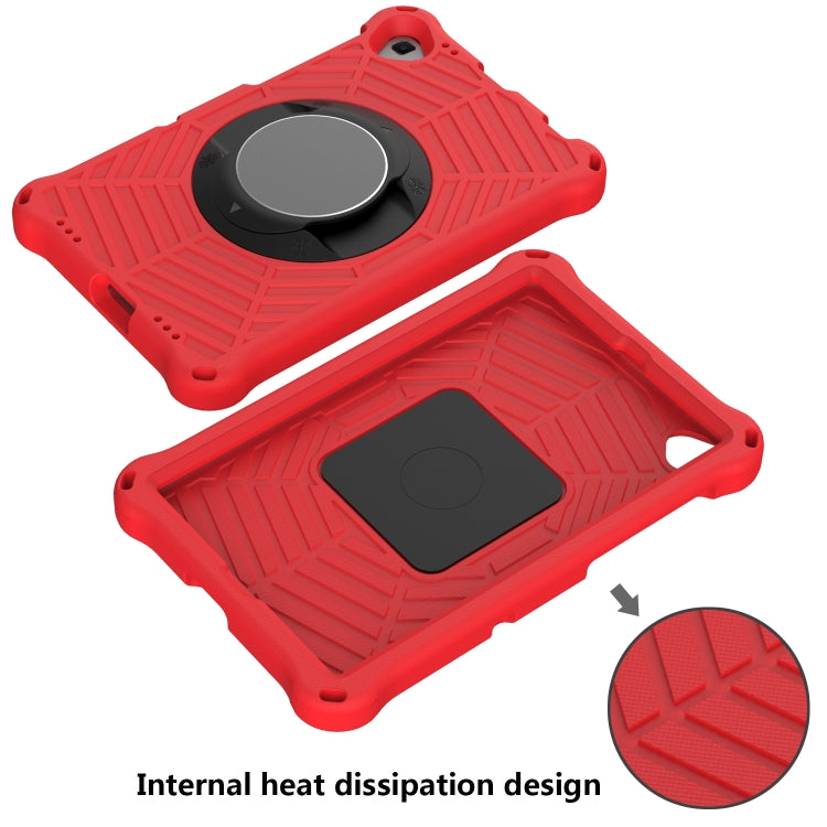 For Lenovo Tab K10 Spider King Silicone Protective Tablet Case(Red) - Lenovo by PMC TechLife | Online Shopping South Africa | PMC TechLife | Buy Now Pay Later Mobicred