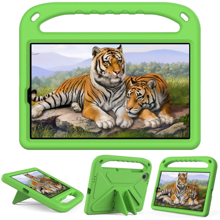 For Lenovo Tab M10 HD 2nd Gen Handle EVA Shockproof Tablet Case with Holder(Green) - Lenovo by PMC TechLife | Online Shopping South Africa | PMC TechLife