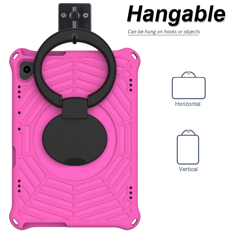 For Lenovo Tab M10 FHD TB-X605FC Spider King Silicone Protective Tablet Case(Rose Red) - Lenovo by PMC TechLife | Online Shopping South Africa | PMC TechLife | Buy Now Pay Later Mobicred
