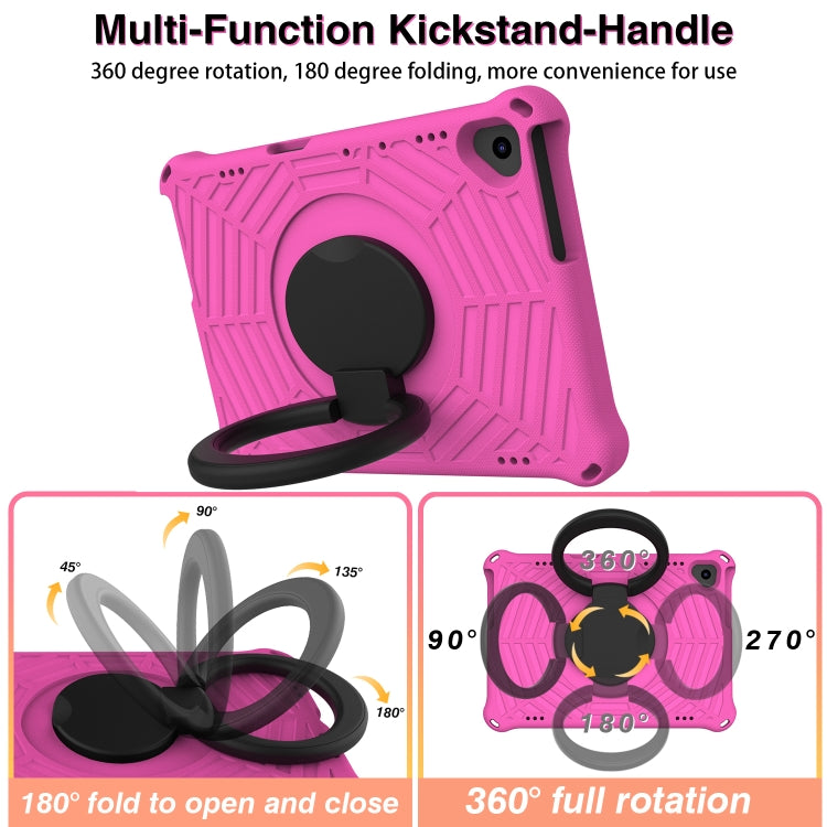 For Lenovo Tab M10 FHD TB-X605FC Spider King Silicone Protective Tablet Case(Rose Red) - Lenovo by PMC TechLife | Online Shopping South Africa | PMC TechLife | Buy Now Pay Later Mobicred