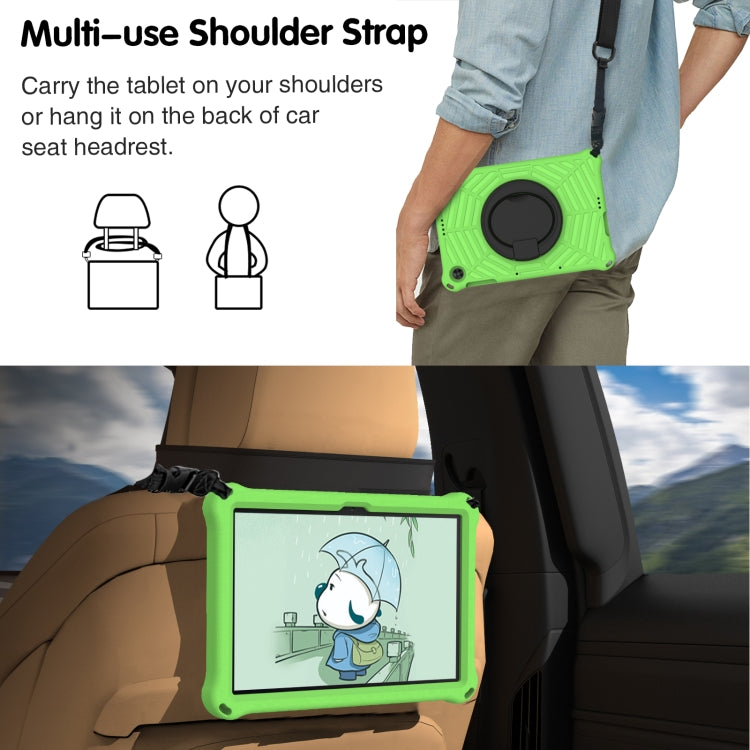 For Huawei MatePad T 10s Spider King Silicone Protective Tablet Case(Green) - Huawei by PMC TechLife | Online Shopping South Africa | PMC TechLife | Buy Now Pay Later Mobicred
