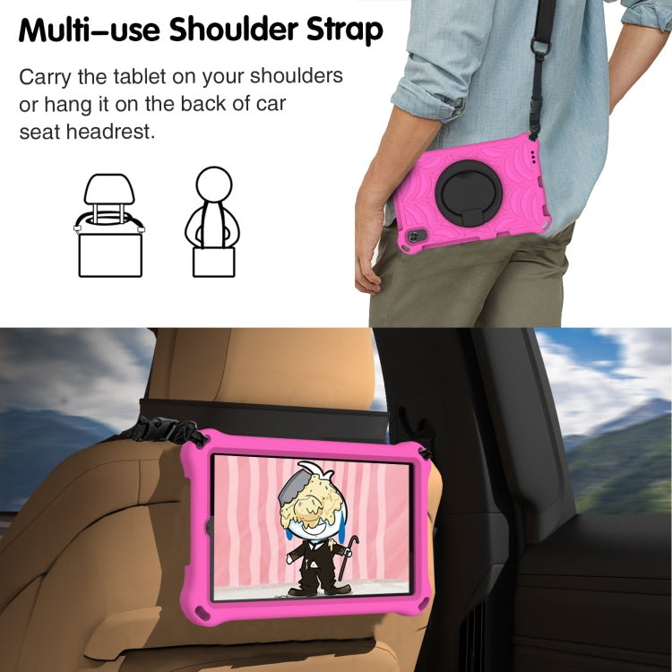 For Huawei MediaPad M6 8.4 Spider King Silicone Protective Tablet Case(Rose Red) - Huawei by PMC TechLife | Online Shopping South Africa | PMC TechLife | Buy Now Pay Later Mobicred