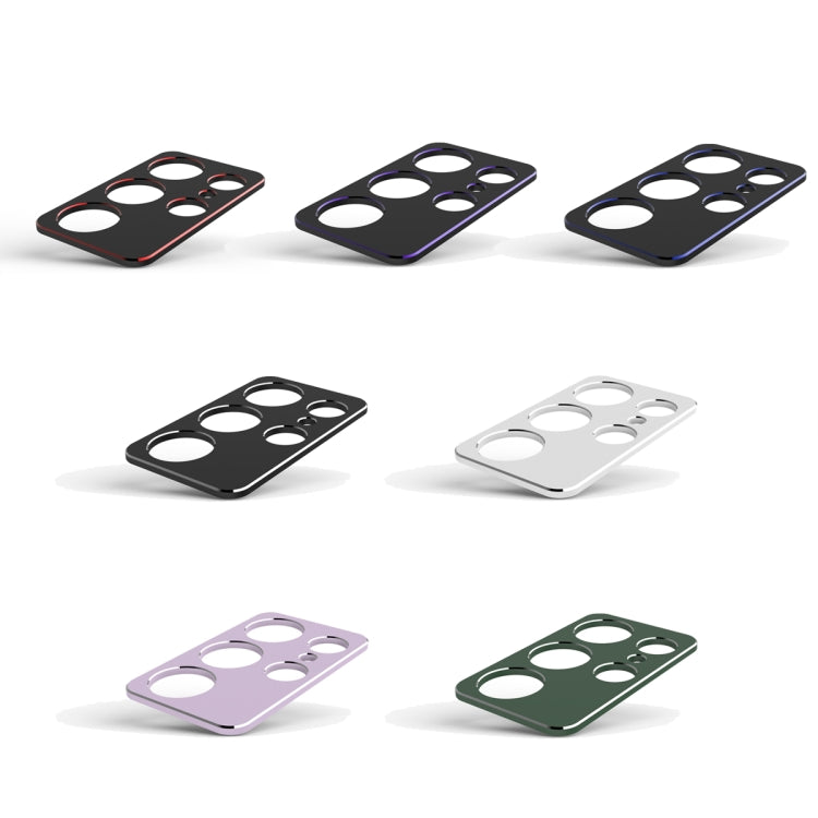 For Samsung Galaxy S23 Ultra 5G Aurora Series Lens Protector + Metal Frame Phone Case(Black Silver) - free shipping - PMC TechLife - Order now!