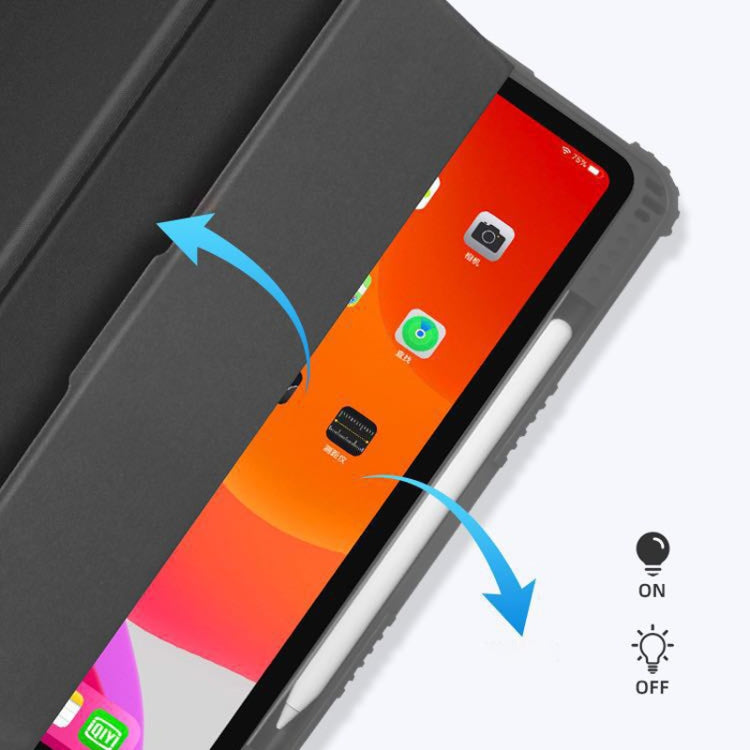 For iPad Pro 11 2022 / 2021 / 2020 Mutural Horizontal Flip Leather Tablet Case with Holder & Pen Slot(Red) - free shipping - PMC TechLife - Order now!