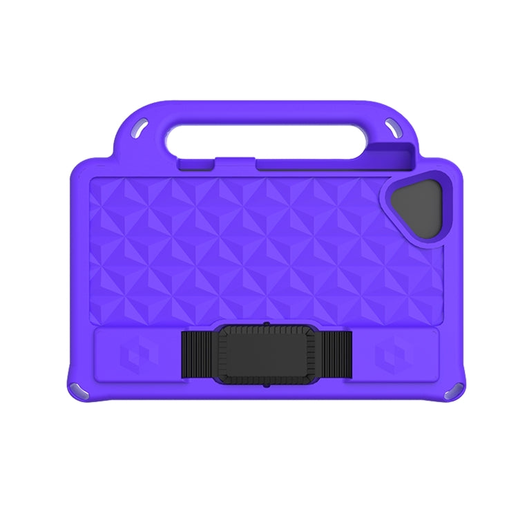 For Lenovo Tab M8 4th Gen Diamond Series EVA Anti-Fall Shockproof Sleeve Tablet Case with Holder & Strap(Purple) - Lenovo by PMC TechLife | Online Shopping South Africa | PMC TechLife | Buy Now Pay Later Mobicred