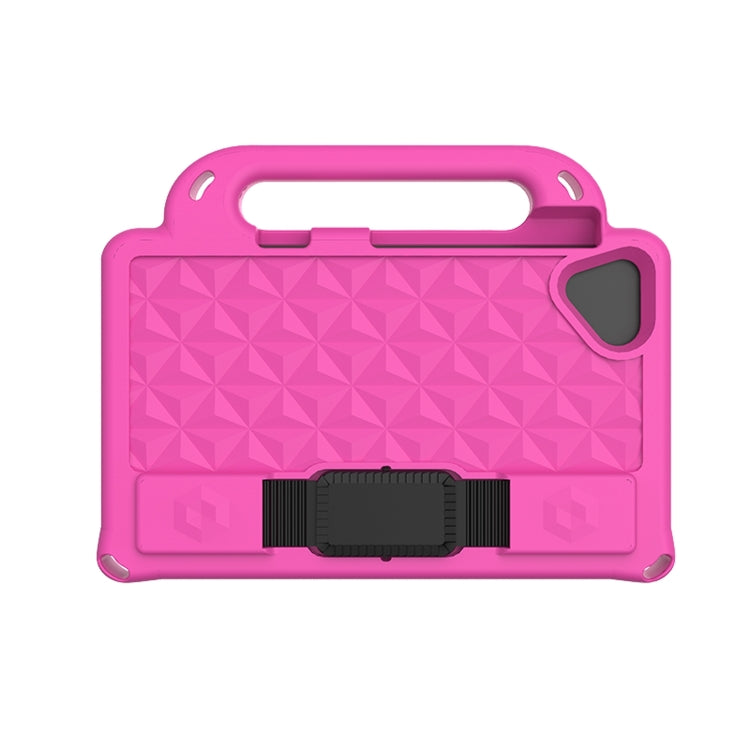 For Lenovo Tab M8 4th Gen Diamond Series EVA Anti-Fall Shockproof Sleeve Tablet Case with Holder & Strap(Rose Red) - free shipping - PMC TechLife - Order now!