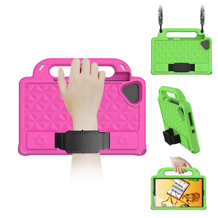 For Lenovo Tab M8 4th Gen Diamond Series EVA Anti-Fall Shockproof Sleeve Tablet Case with Holder & Strap(Purple) - Lenovo by PMC TechLife | Online Shopping South Africa | PMC TechLife | Buy Now Pay Later Mobicred