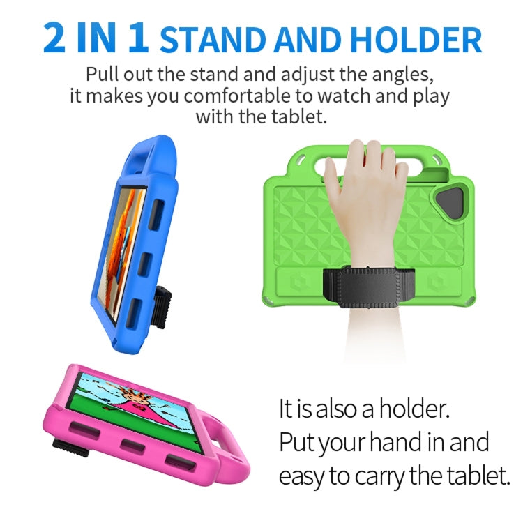 For Lenovo Tab M8 4th Gen Diamond Series EVA Anti-Fall Shockproof Sleeve Tablet Case with Holder & Strap(Purple) - Lenovo by PMC TechLife | Online Shopping South Africa | PMC TechLife | Buy Now Pay Later Mobicred