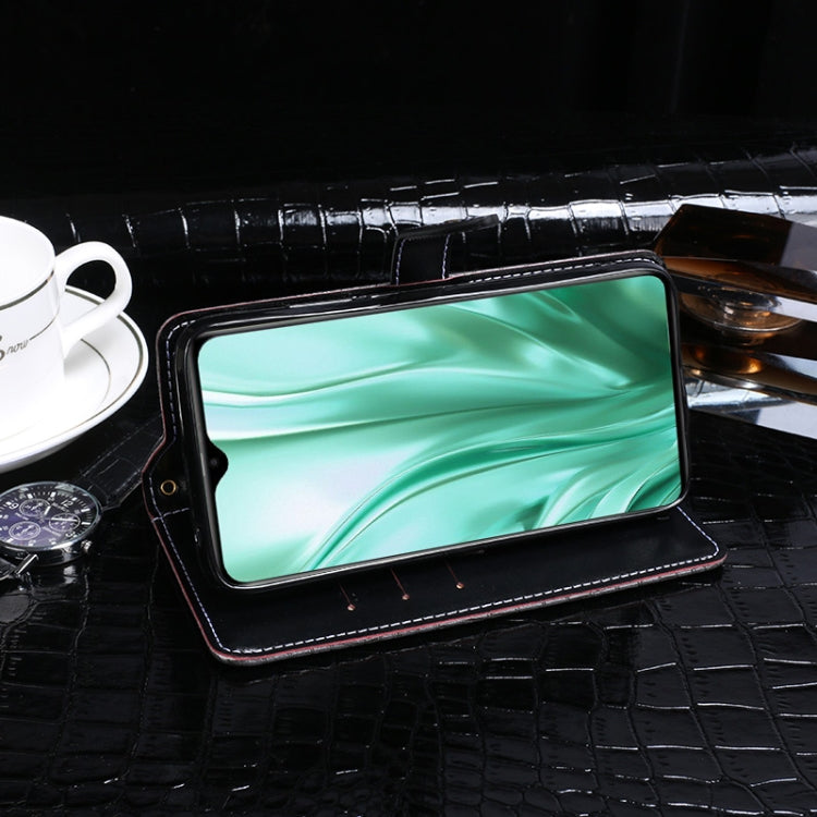 For Leagoo S11 idewei Crocodile Texture Horizontal Flip Leather Case with Holder & Card Slots & Wallet(Dark Blue) - free shipping - PMC Jewellery - Order now!