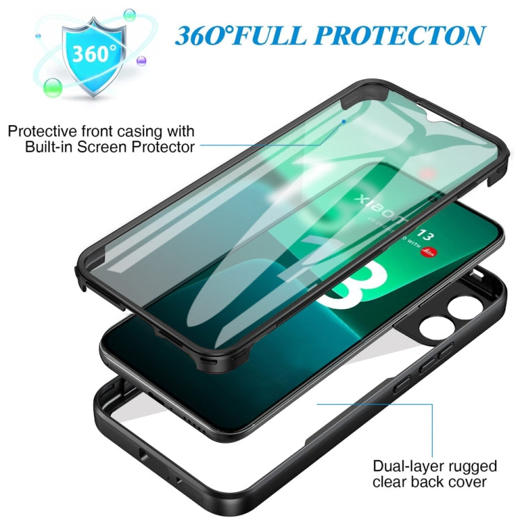 For Xiaomi 13 Acrylic + TPU 360 Degrees Full Coverage Phone Case(Blue) - 13 Cases by PMC TechLife | Online Shopping South Africa | PMC TechLife