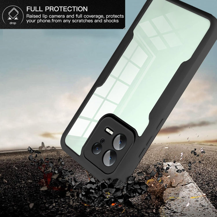 For Xiaomi 13 Acrylic + TPU 360 Degrees Full Coverage Phone Case(Blue) - 13 Cases by PMC TechLife | Online Shopping South Africa | PMC TechLife