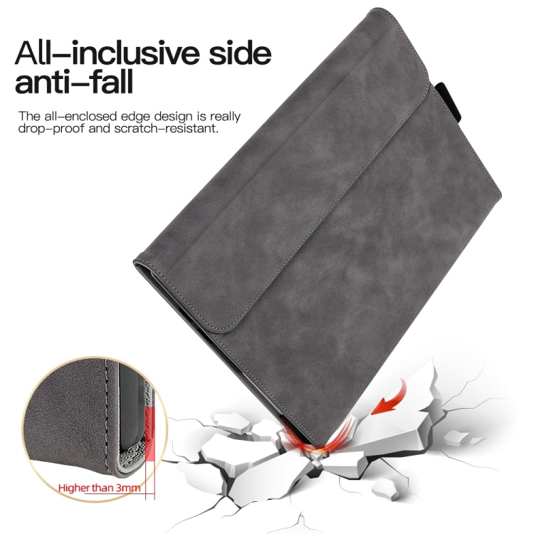 For Microsoft Surface Go 3 / 2 / 1 Sheepskin All-Inclusive Shockproof Protective Case with Power Bag(Brown) - Others by PMC TechLife | Online Shopping South Africa | PMC TechLife | Buy Now Pay Later Mobicred