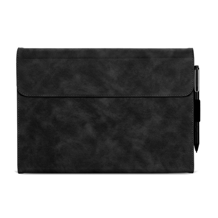 For Microsoft Surface Pro 7+ / 7 / 6 / 5 / 4 Sheepskin All-Inclusive Shockproof Protective Case(Black) - free shipping - PMC TechLife - Order now!