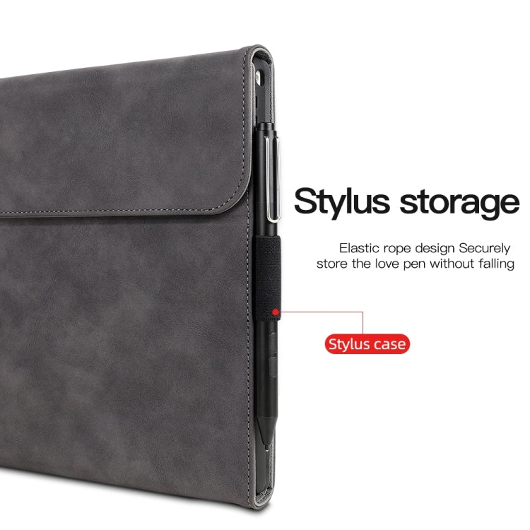 For Microsoft Surface Pro 7+ / 7 / 6 / 5 / 4 Sheepskin All-Inclusive Shockproof Protective Case(Blue) - Others by PMC TechLife | Online Shopping South Africa | PMC TechLife | Buy Now Pay Later Mobicred