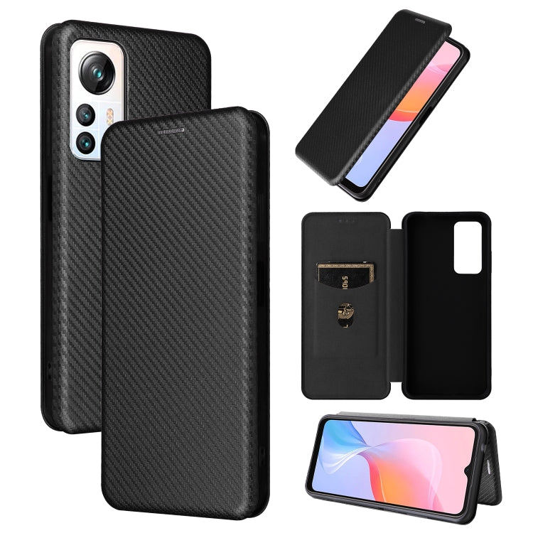 For Blackview A85 Carbon Fiber Texture Flip Leather Phone Case(Black) - free shipping - PMC TechLife - Order now!