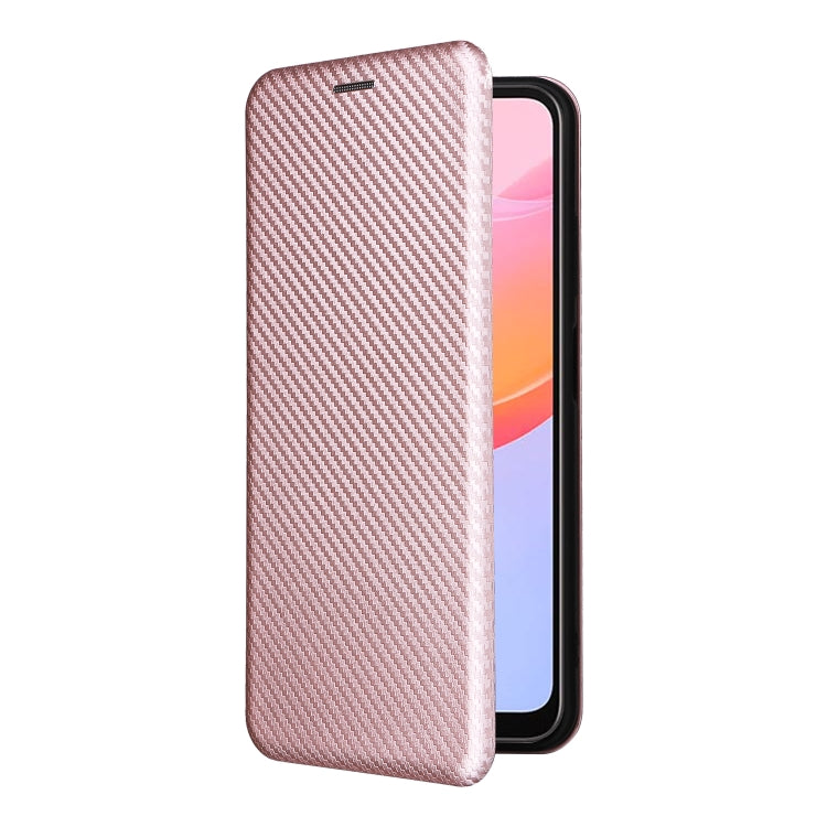 For Blackview A85 Carbon Fiber Texture Flip Leather Phone Case(Pink) - More Brand by PMC TechLife | Online Shopping South Africa | PMC TechLife | Buy Now Pay Later Mobicred
